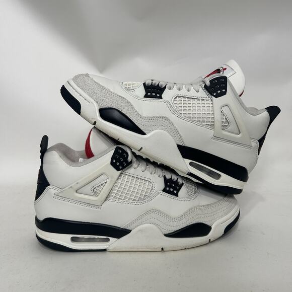Nike Air Jordan 4 Retro OG FC “Sail Black University Red” main image 8